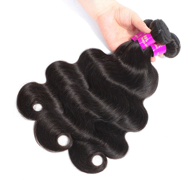 Indian Body Wave Hair Weave With Closure Hair 4 Bundles With Lace Closure Sale