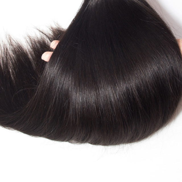 Labor Hair Brazilian Straight Human Hair 3 Bundles With Closure Mink Brazilian Virgin Hair Straight With Closure