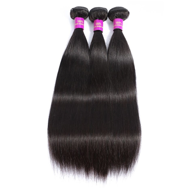 Labor Hair Malaysian Straight Human Hair 4 Bundles With Frontal 4 Bundles Silk Straight With Frontal Closure