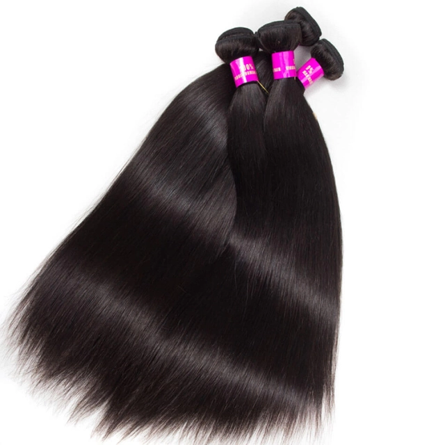 7×7 Lace Closure with Bundles Brazilian Straight Hair