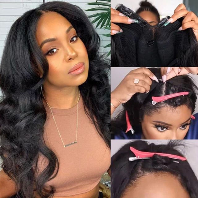 Laborhair Trendy V Part Barrel Curls Wigs 180% Density