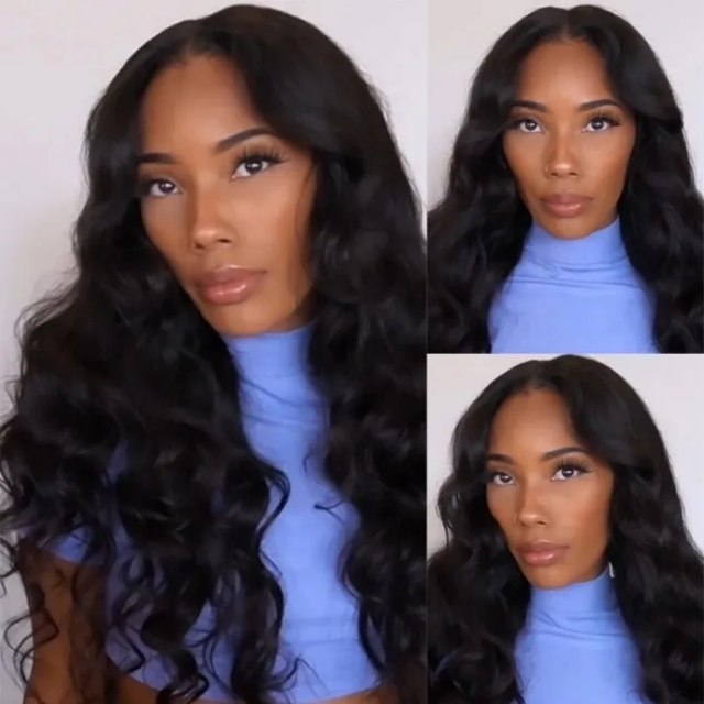 Laborhair Beginner Friendly V Part Human Hair Wigs Body Wave Wig No Leave Out Upgrade U Part 180% Density