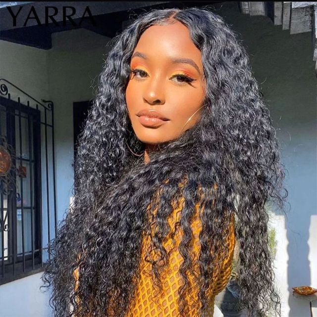 Laborhair Water Wave Lace HD Closure Glueless Human Hair Wig 180% Density