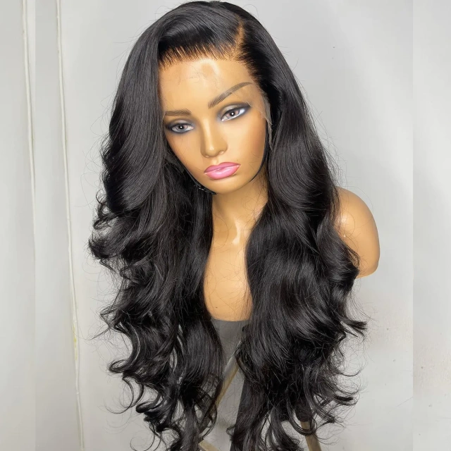 Laborhair Body Wave HD Glueless Lace Human Hair Wig 180% Density