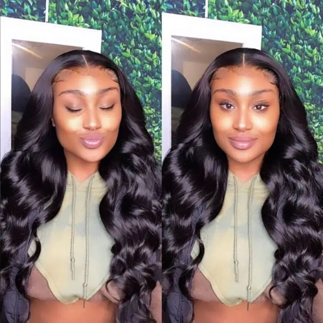 Laborhair Body Wave HD Glueless Lace Human Hair Wig 180% Density