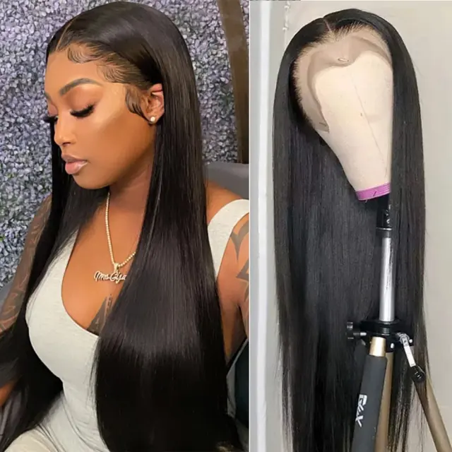 Laborhair Full Lace Wigs Straight Human Hair Lace Wig 180% Density