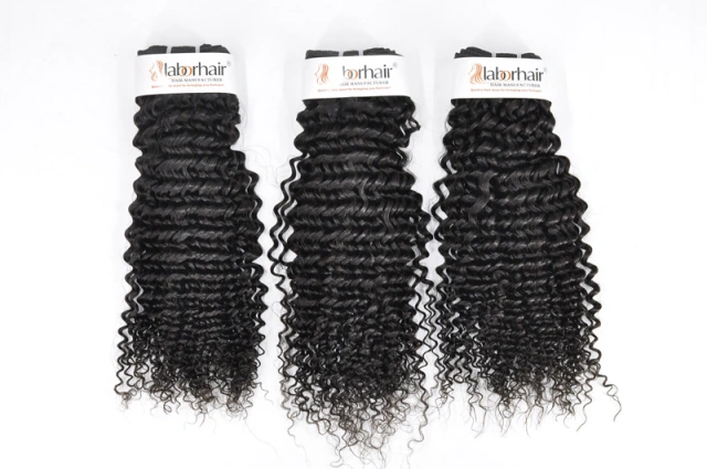 Labor Hair 3 bundles (300g) Kinky Curly Unprocessed (Pure) Virgin Human Hair (FREE SHIPPING!) 2022