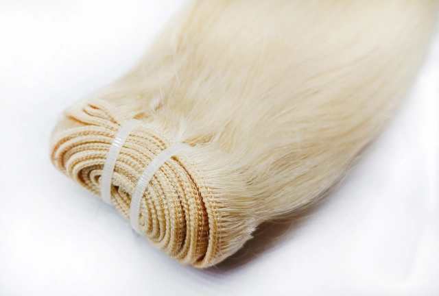 #613 blonde human hair weft bundle extension (100g) 26pcs in stock for sale (NO FREE SHIPPING)