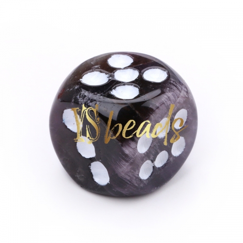 Amethyst Cube Dice, Approx 15mm