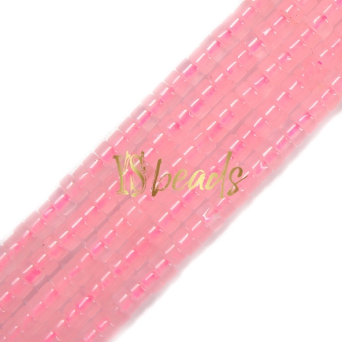 Rose Quartz Heshi Wheel Beads, 2x4mm-3x6mm