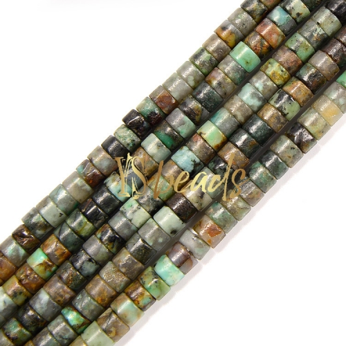 African Jasper Heshi Wheel Beads, Approx 2x4mm