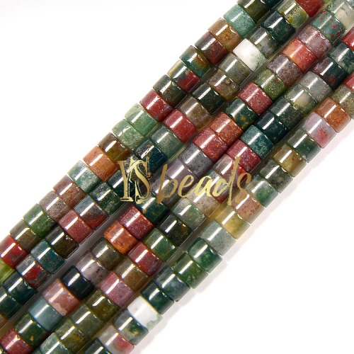 Fancy Jasper Heshi Wheel Beads, Approx 2x4mm