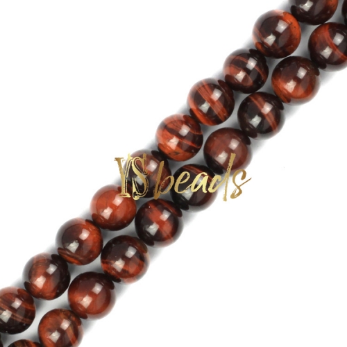 A Grade Red Tiger Eye Plain Rounds, Approx 4-16mm