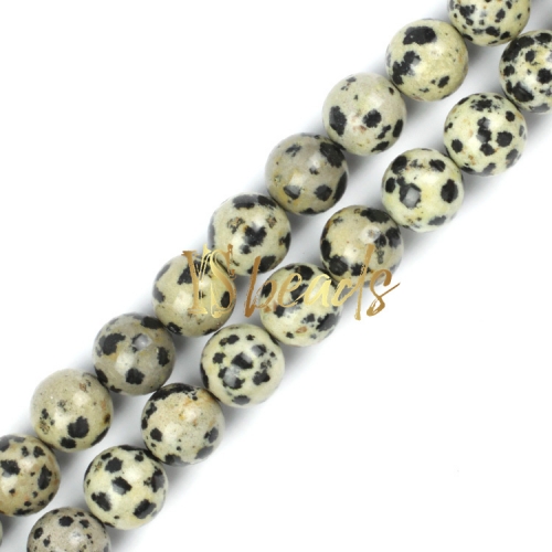 Dalmation Jasper Plain Rounds, Approx 4-12mm