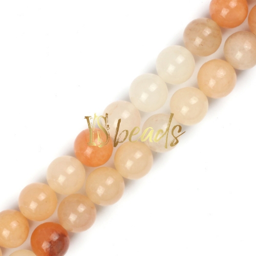 Pink Aventurine Plain Rounds, Approx 4-12mm