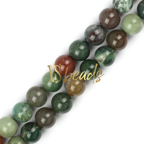 Fancy Jasper Plain Rounds, Approx 4-12mm