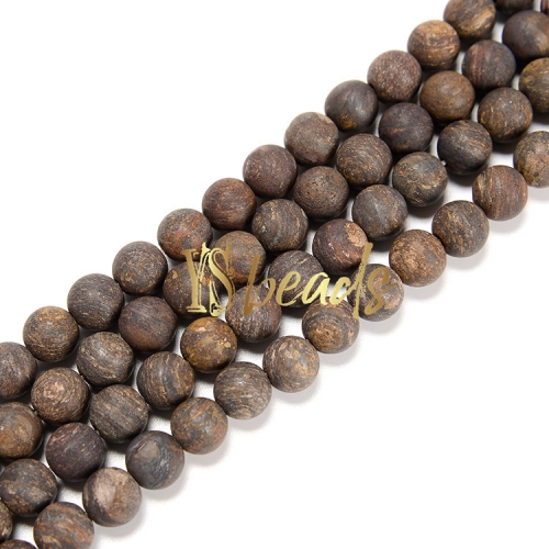 Bronzite Jasper Matte Rounds, Approx 4-12mm