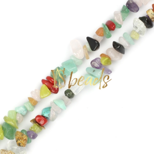 Mixed Stones Chips, Approx 5x8mm