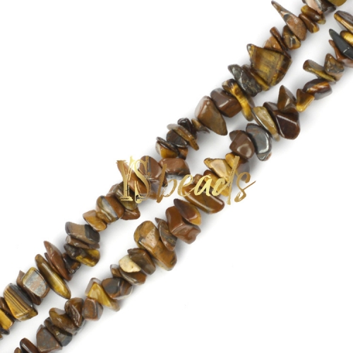 Yellow Tiger Eye Chips, Approx 5x8mm