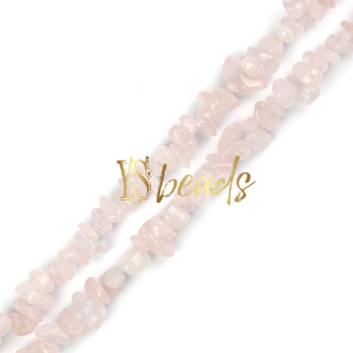 Rose Quartz Chips, Approx 5x8mm