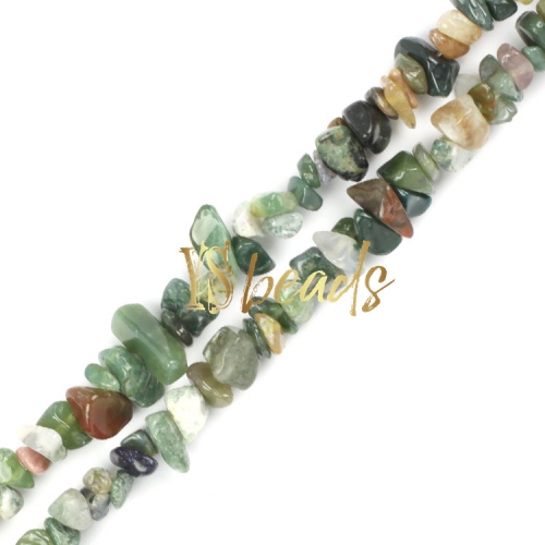 India Agate Chips, Approx 5x8mm