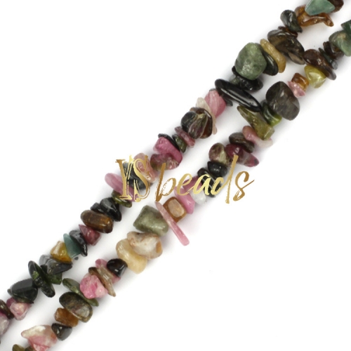 Mixed Colors Tourmaline Chips, Approx 5x8mm