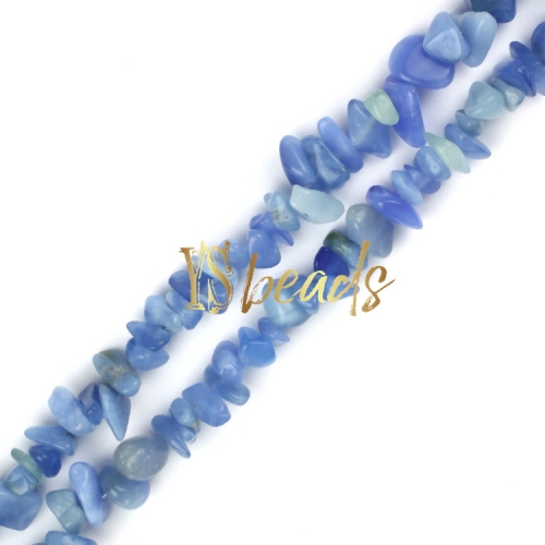 Blue Aventurine Chips, Approx 5x8mm