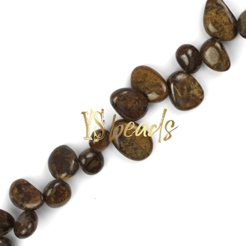 Bronzite Drop Style Nuggets, Approx 5x8-10x12mm