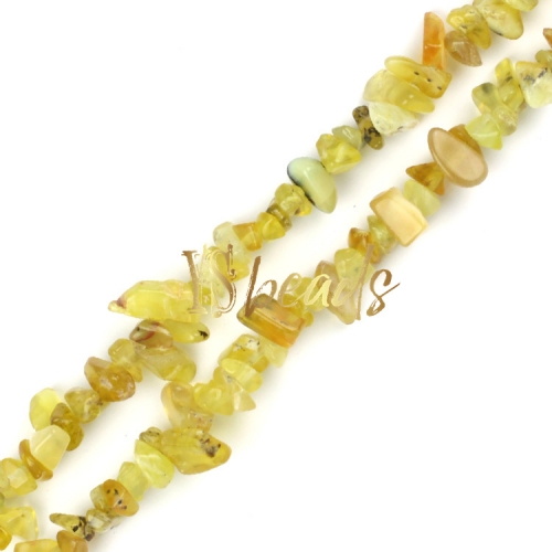 Yellow Opal Chips, Approx 5x8mm