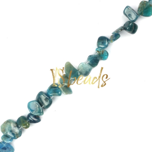 Blue Apatite Drop Style Nuggets, Approx 5x8-10x12mm