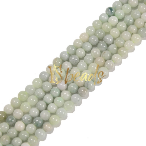 Burma Jadeite Plain Rounds, Approx 6-12mm