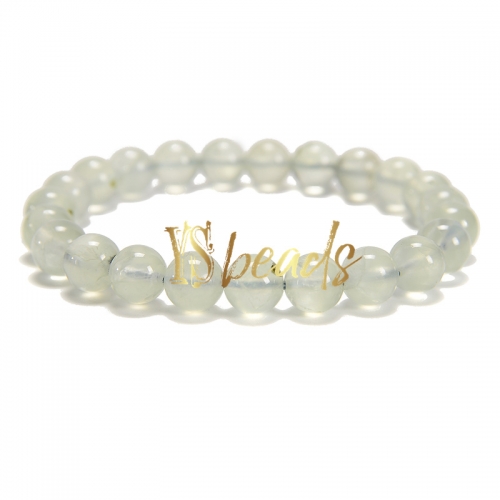 Prehnite Round Bracelet, Approx 8mm