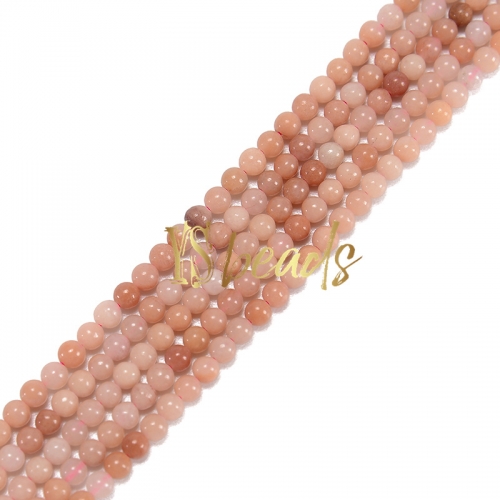 Pink Aventurine Plain Rounds, Approx 2-3mm