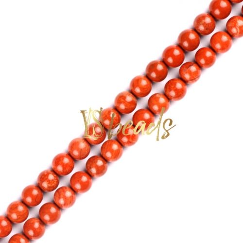 Red Jasper Plain Rounds, Approx 2-3mm