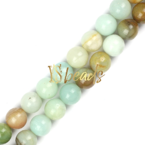 Mixed Colors Amazonite Rounds, Approx 4-12mm