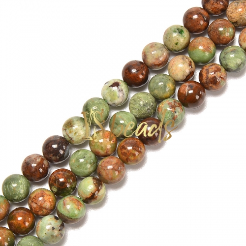 Green Opal Plain Rounds, Approx 6-12mm