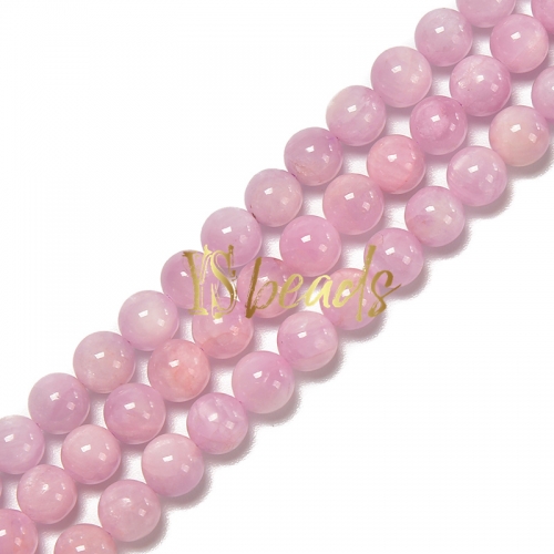 A Grade Kunzite Plain Rounds, Approx 4-12mm
