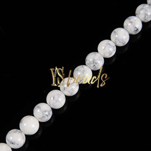 Synthetic Turquoise Plain Rounds-XSS02, Approx 4-12mm