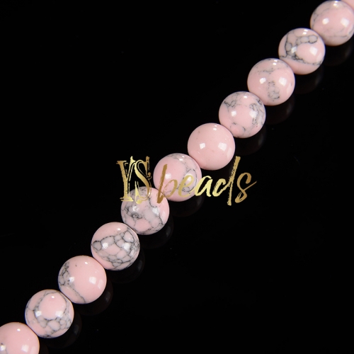 Synthetic Turquoise Plain Rounds-XSS04, Approx 4-12mm