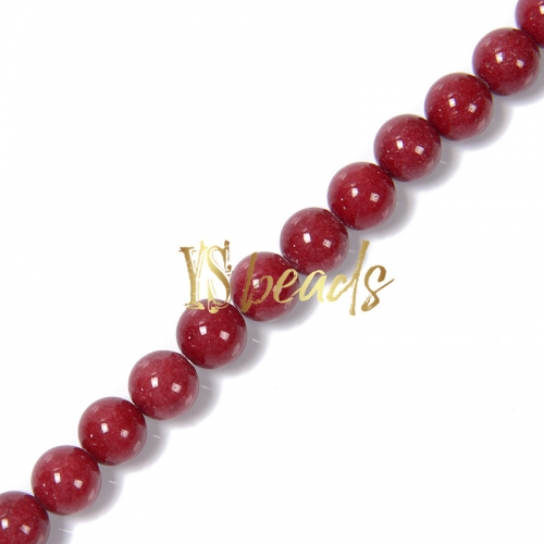 Dyed Mashan Jade Plain Rounds-XS03, Approx 4-14mm