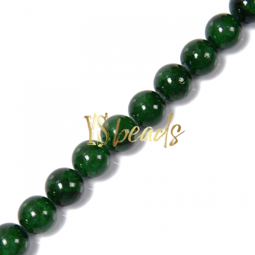 Dyed MiHuang Jade Plain Rounds-NYS14, Approx 4-12mm