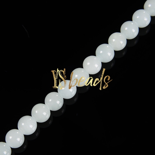 Dyed MiHuang Jade Plain Rounds-YXS20, Approx 4-12mm