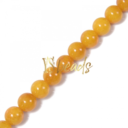 Dyed MiHuang Jade Plain Rounds-NYS08, Approx 4-12mm