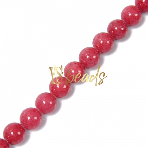 Dyed Mashan Jade Plain Rounds-XS16, Approx 4-14mm