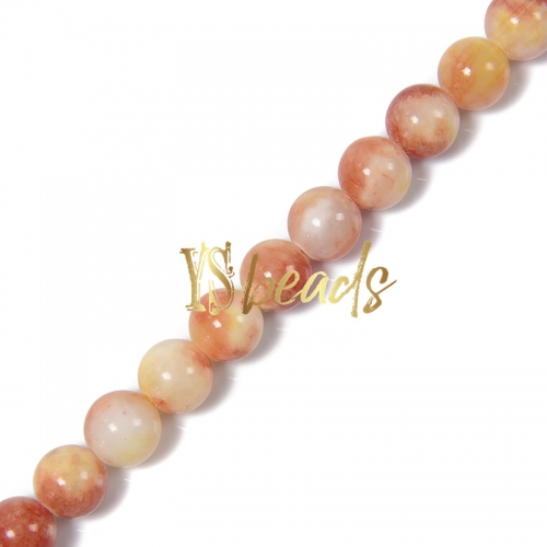 Mixed Color Persia Jade Plain Rounds-XP11, Approx 4-12mm