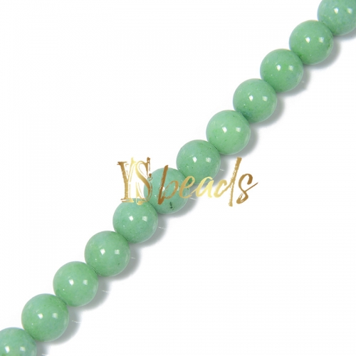 Dyed Mashan Jade Plain Rounds-XS19, Approx 4-14mm