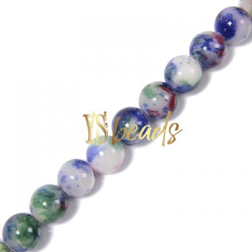 Mixed Color Persia Jade Plain Rounds-XP02, Approx 4-12mm