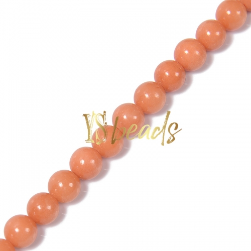 Dyed Mashan Jade Plain Rounds-XS21, Approx 4-14mm