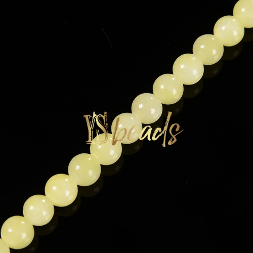 Dyed MiHuang Jade Plain Rounds-NYS07, Approx 4-12mm