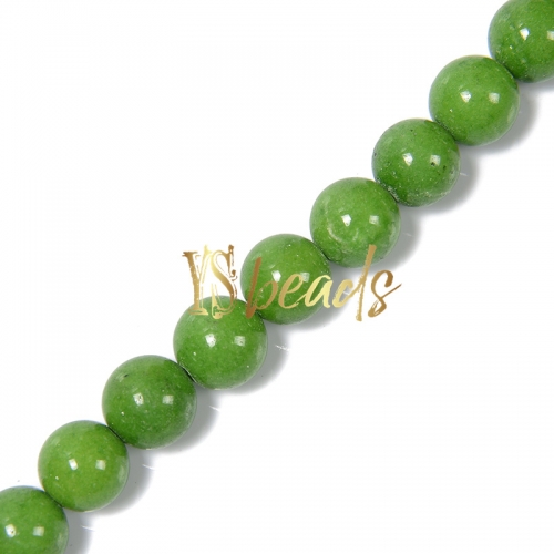 Dyed Mashan Jade Plain Rounds-XS17, Approx 4-14mm